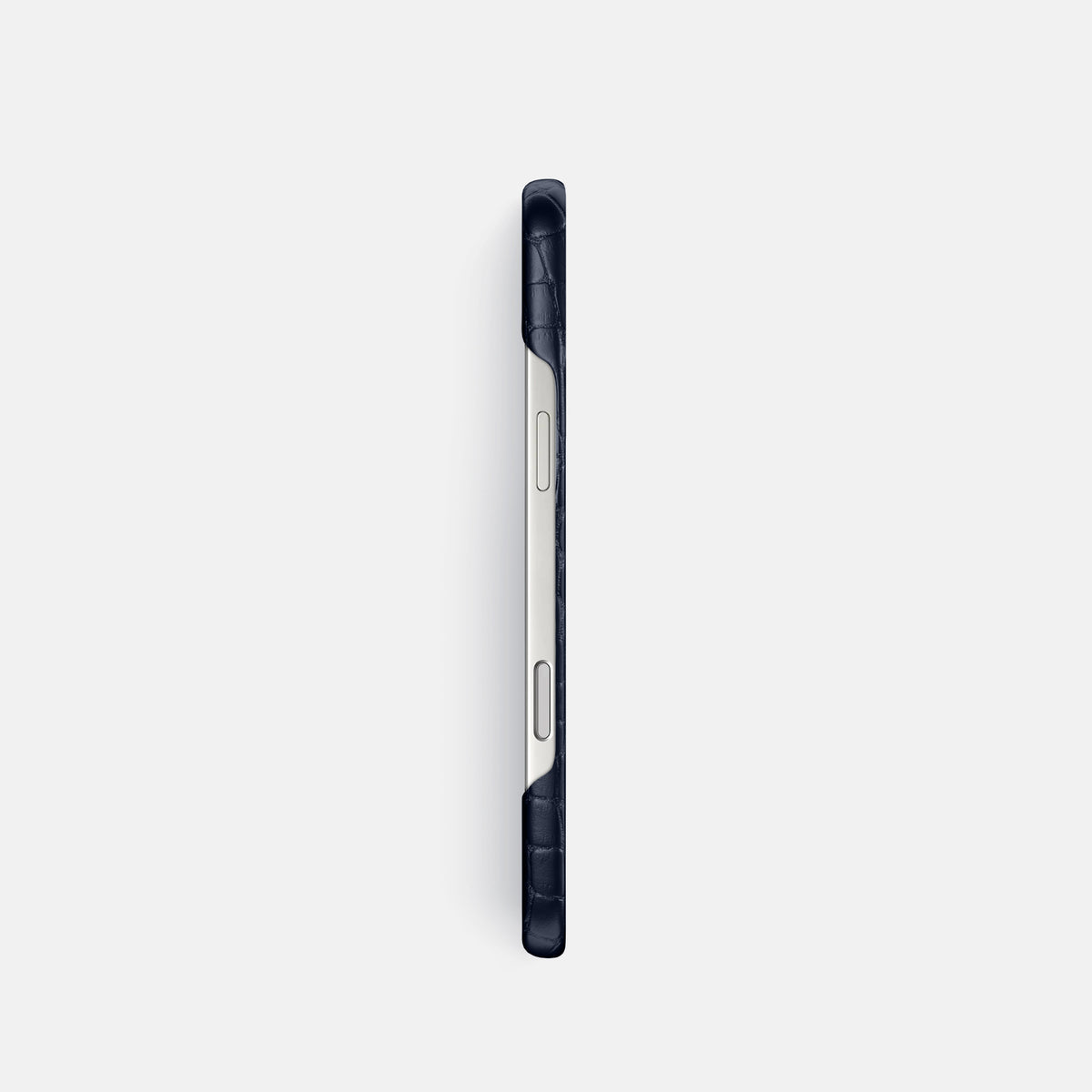 Slim Case For iPhone 17 Pro In Alligator -3 | Navy-Blue