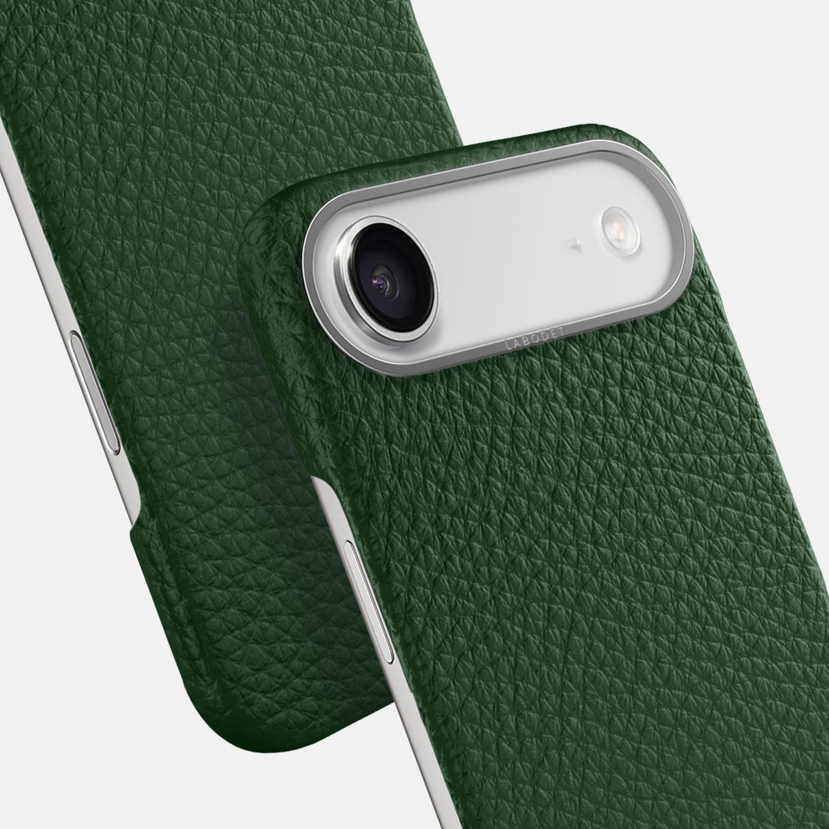 Classic Case For iPhone 17 Air In Calf -6 | Dark-Green-Steel