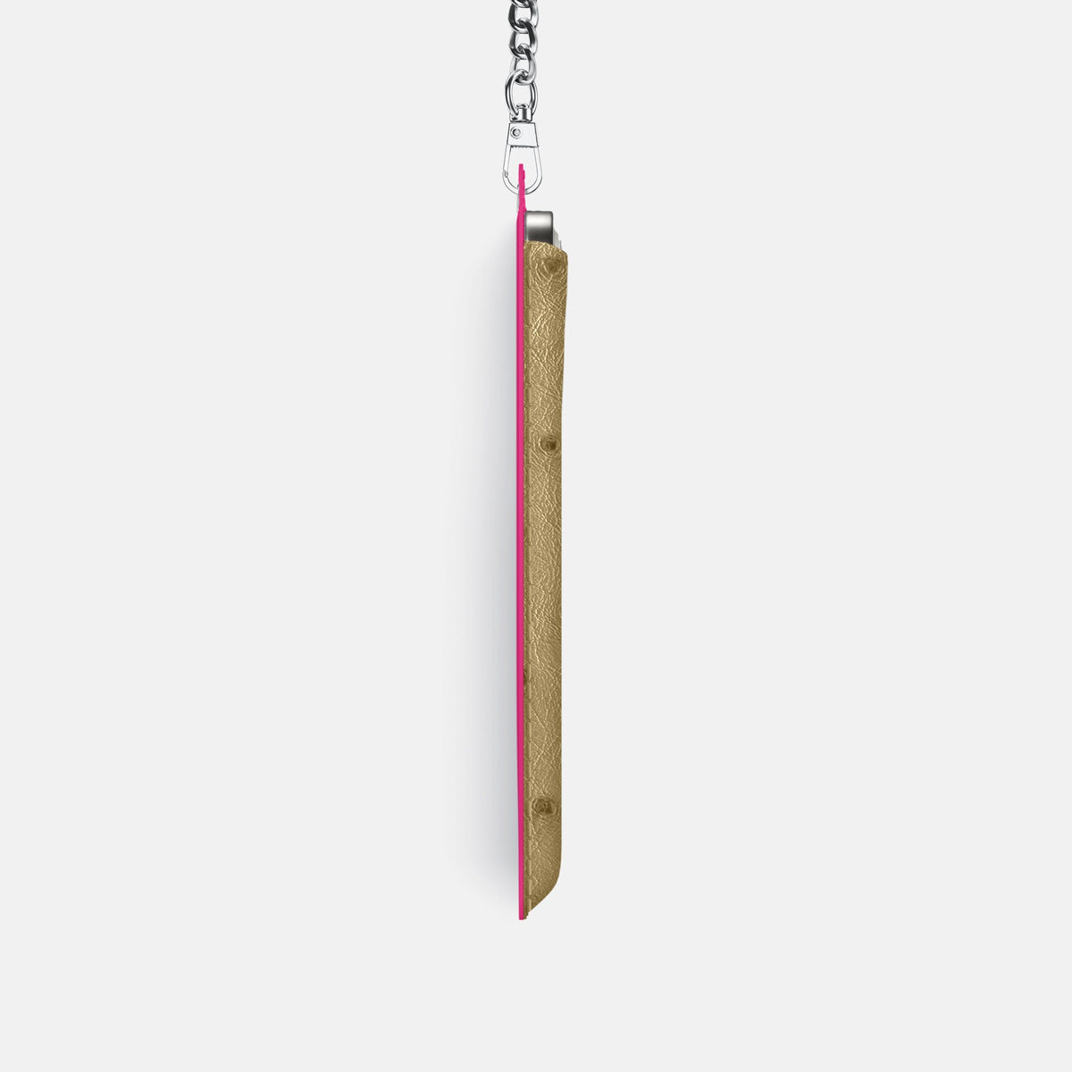 Crossbody Bag For iPhone 18 Pro In Ostrich -4 | Desert-Sand-Steel