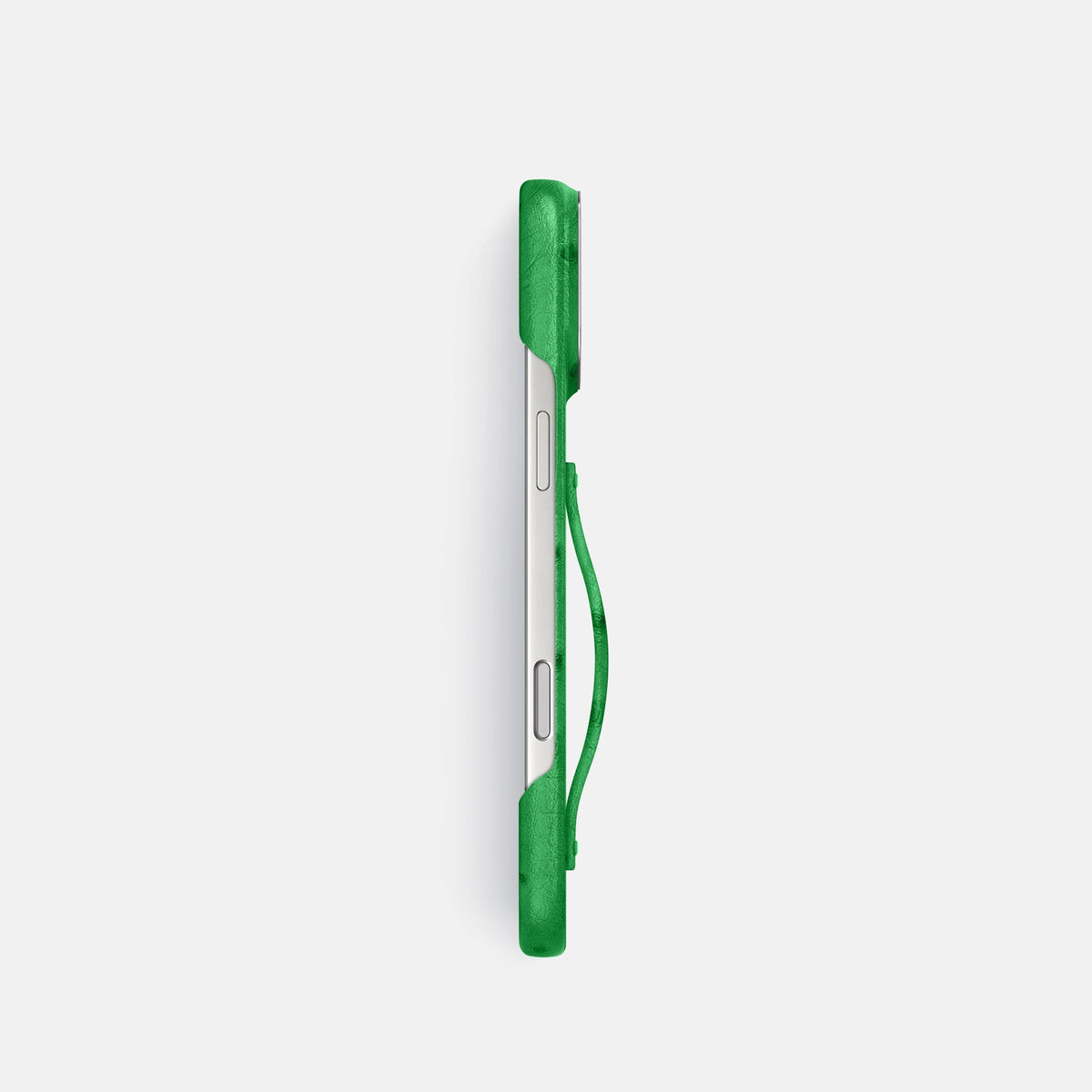 Finger Case For iPhone 18 Pro In Ostrich -3 | Kentucky-Green-Steel