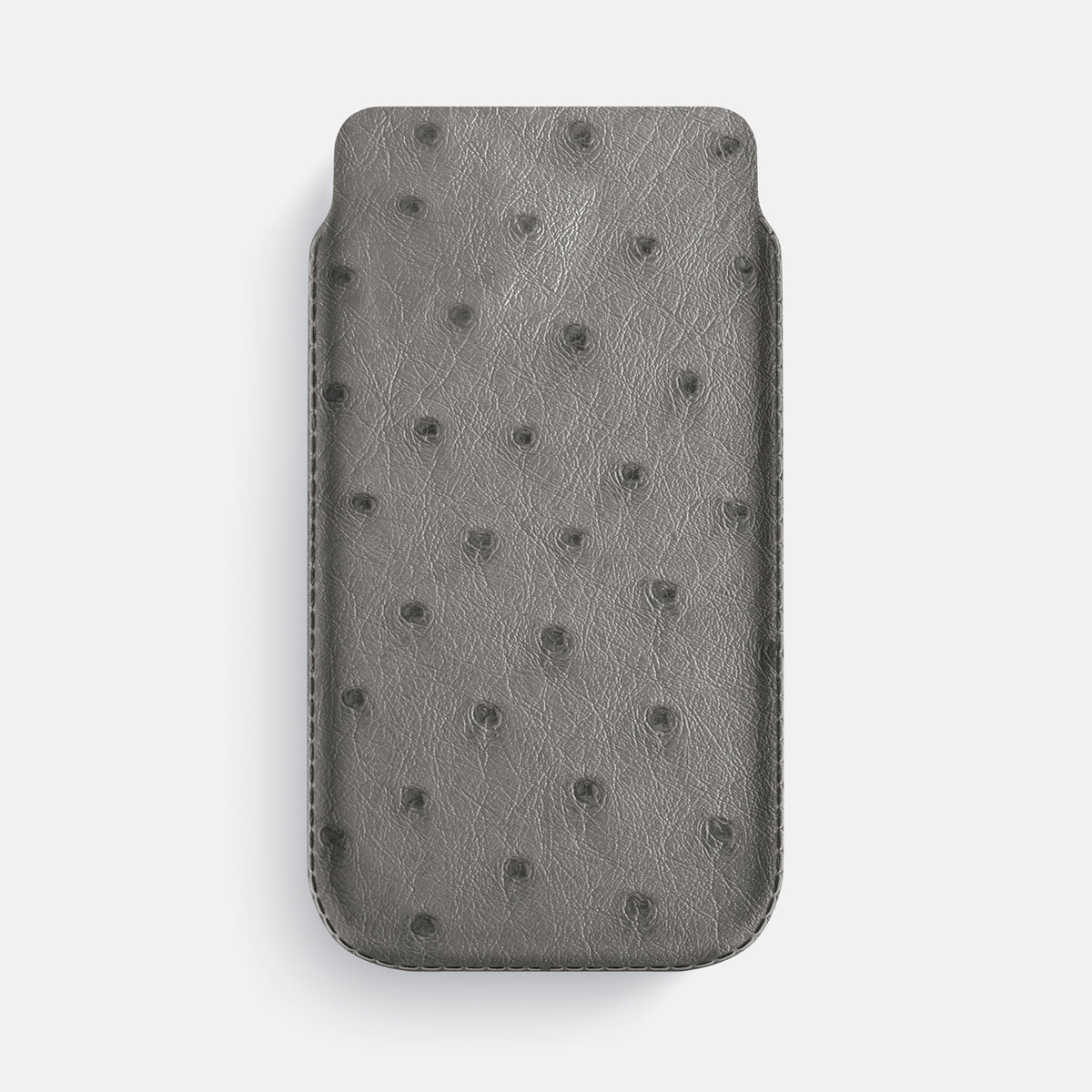 Pouch Case For iPhone 17 Air In Ostrich -1 | Grey