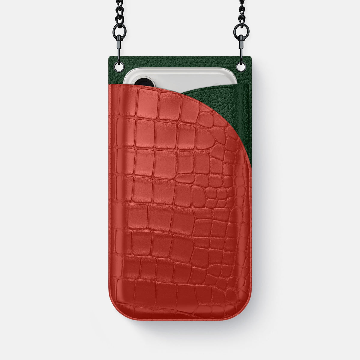 Crossbody Bag For iPhone 17 Pro In Alligator