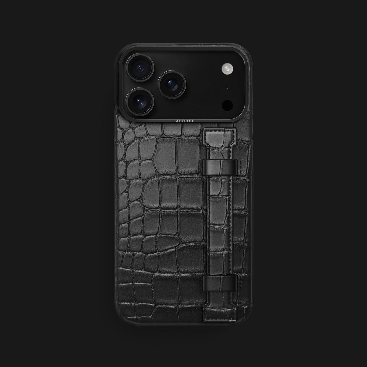 Handle Case Edition Black For iPhone 18 Pro Max In Alligator -1 | Edition-Black-Black