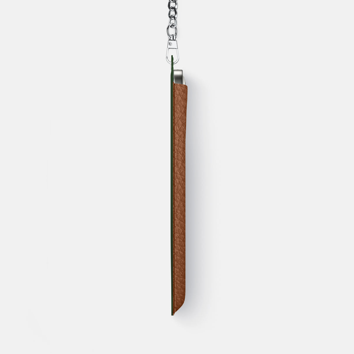 Crossbody Bag For iPhone 17 Pro Max In Calf -4 | Caramel-Steel