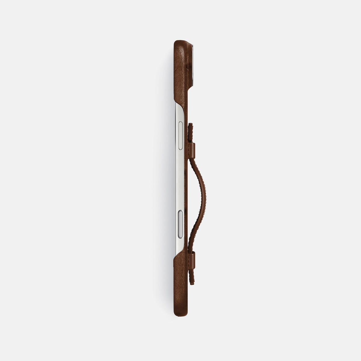 Handle Case For iPhone 17 Air In Ostrich -3 | Chocolate-Steel