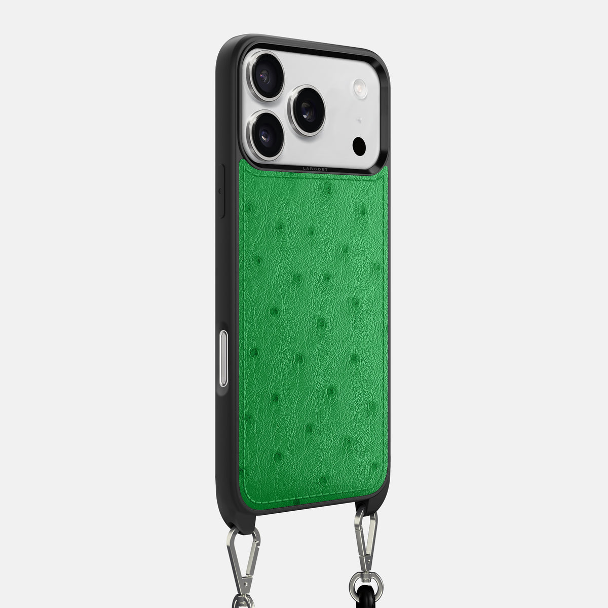 Crossbody Sport Case For iPhone 17 Pro In Ostrich -2 | Kentucky-Green