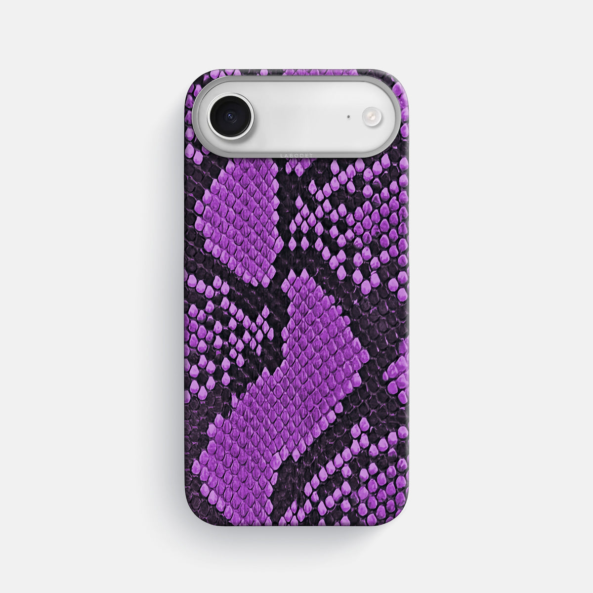 Classic Case For iPhone 17 Air In Deluxe Python -1 | Purple-Steel