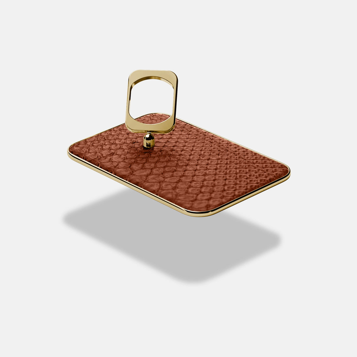 MagSafe Ring For iPhone 18 Pro Max In Python -4 | Medium-Brown-Gold