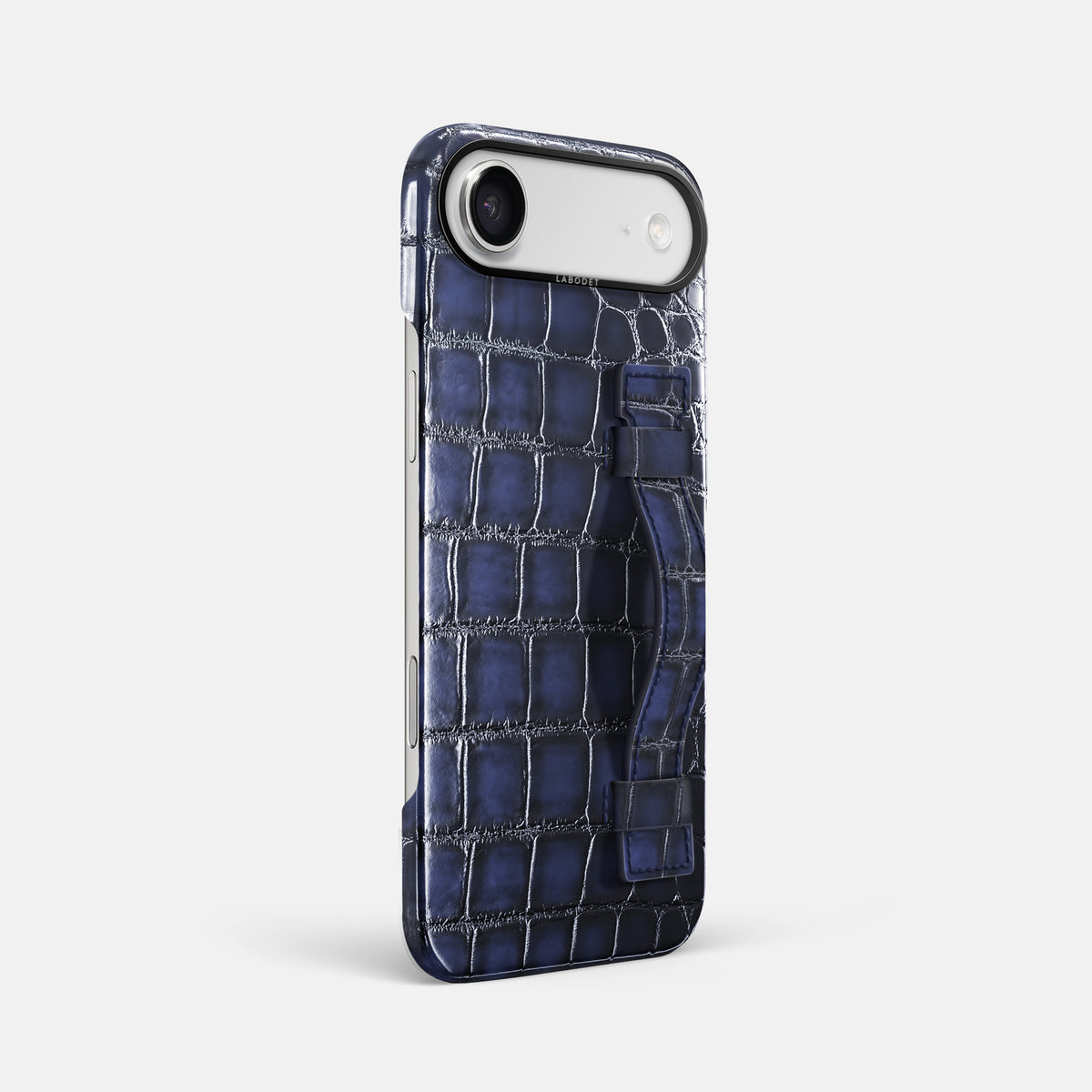 Handle Case For iPhone 17 Air In Patina Alligator -2 | Havana-Blue-Black