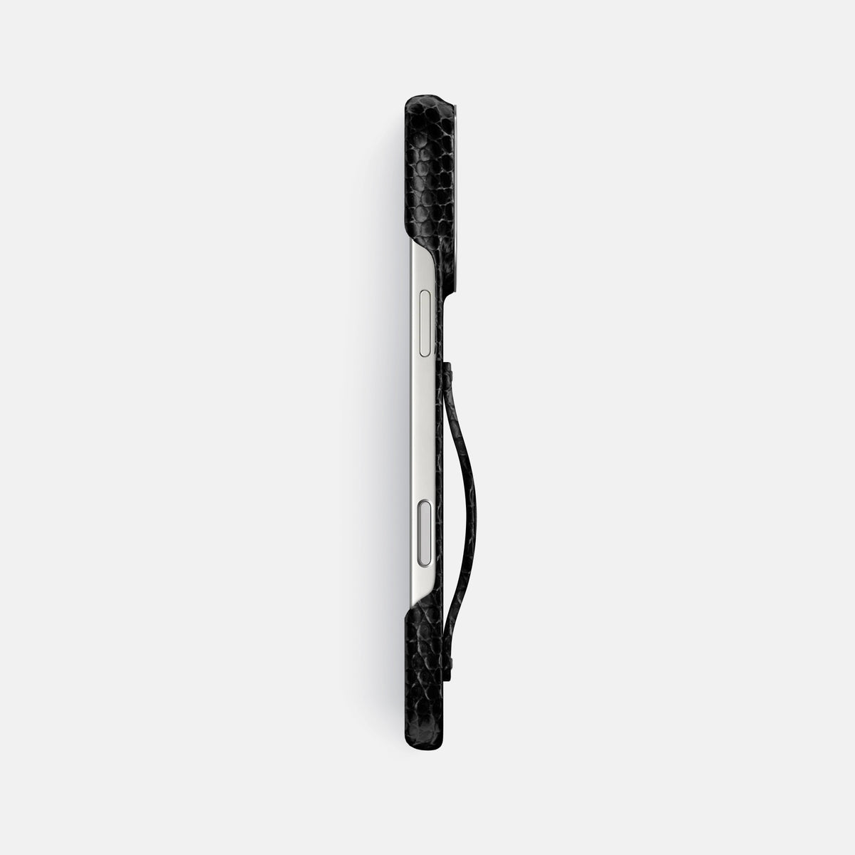 Finger Case For iPhone 17 Pro Max In Lizard -3 | Black-Steel