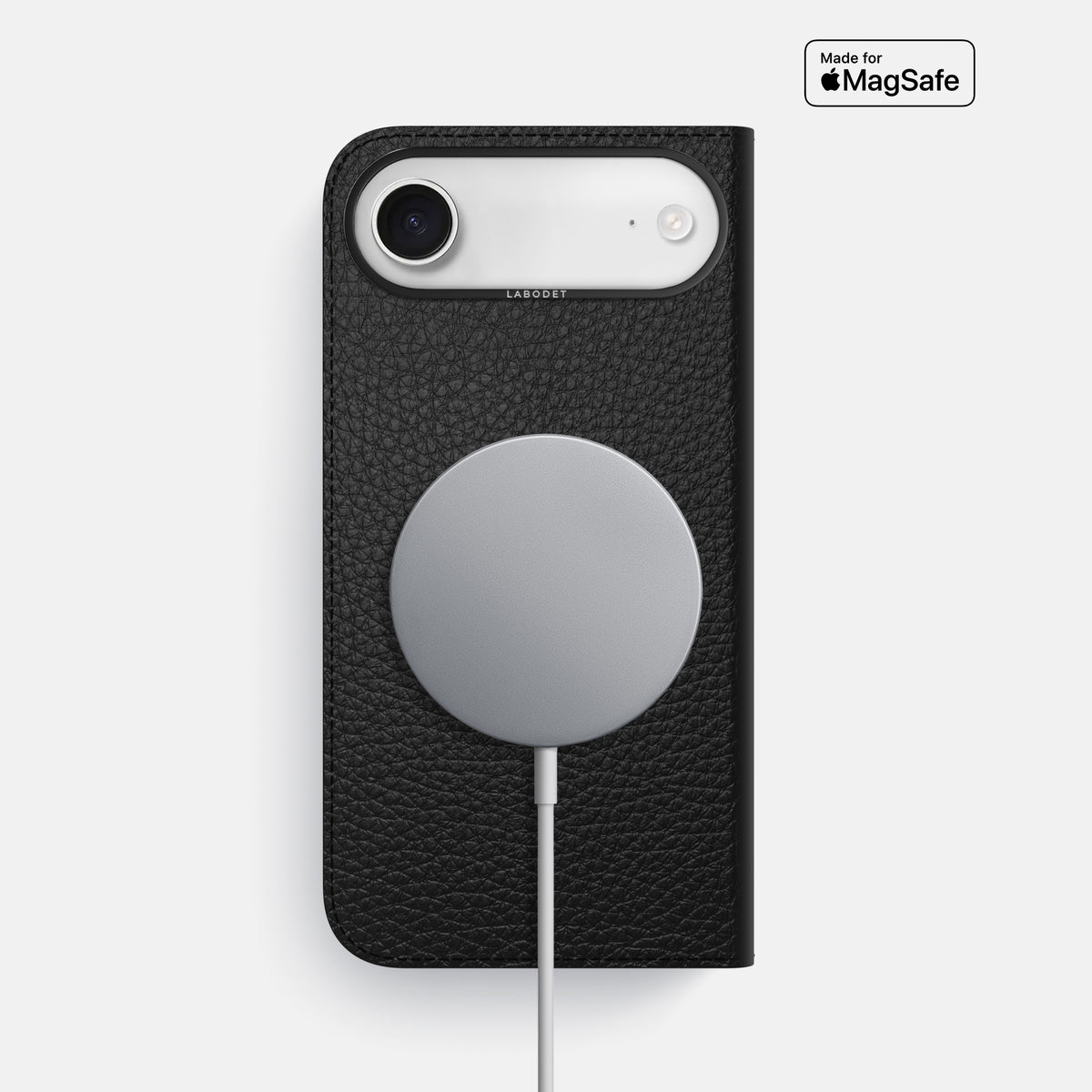 Folio Case For iPhone 17 Air In Calf -3 | Black-Black