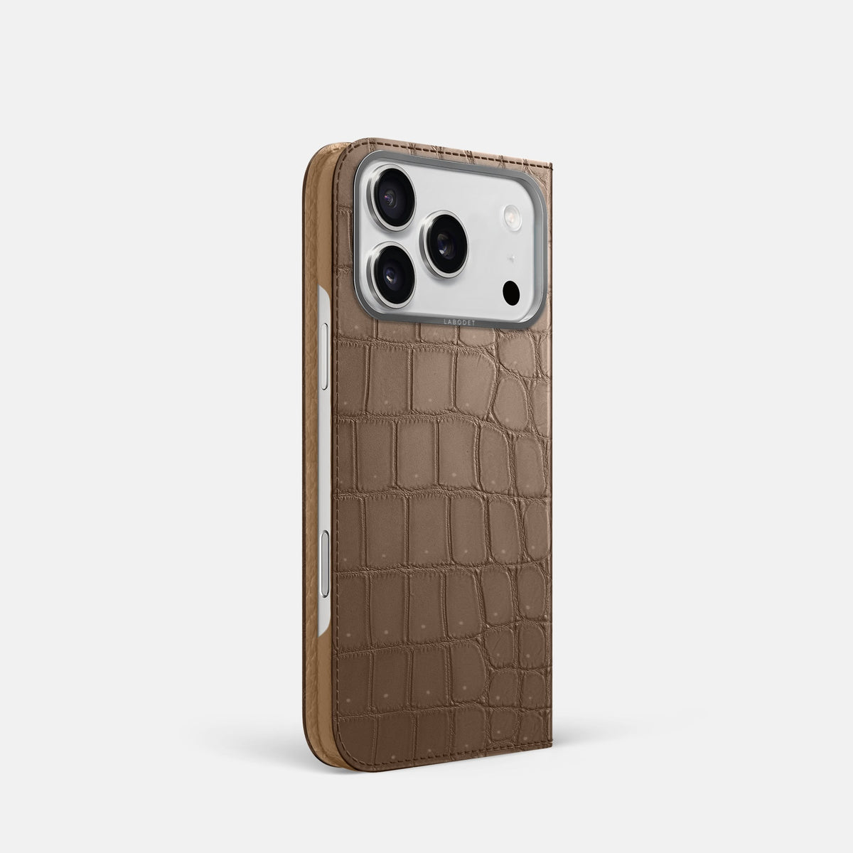 Folio Case For iPhone 17 Pro In Porosus Crocodile