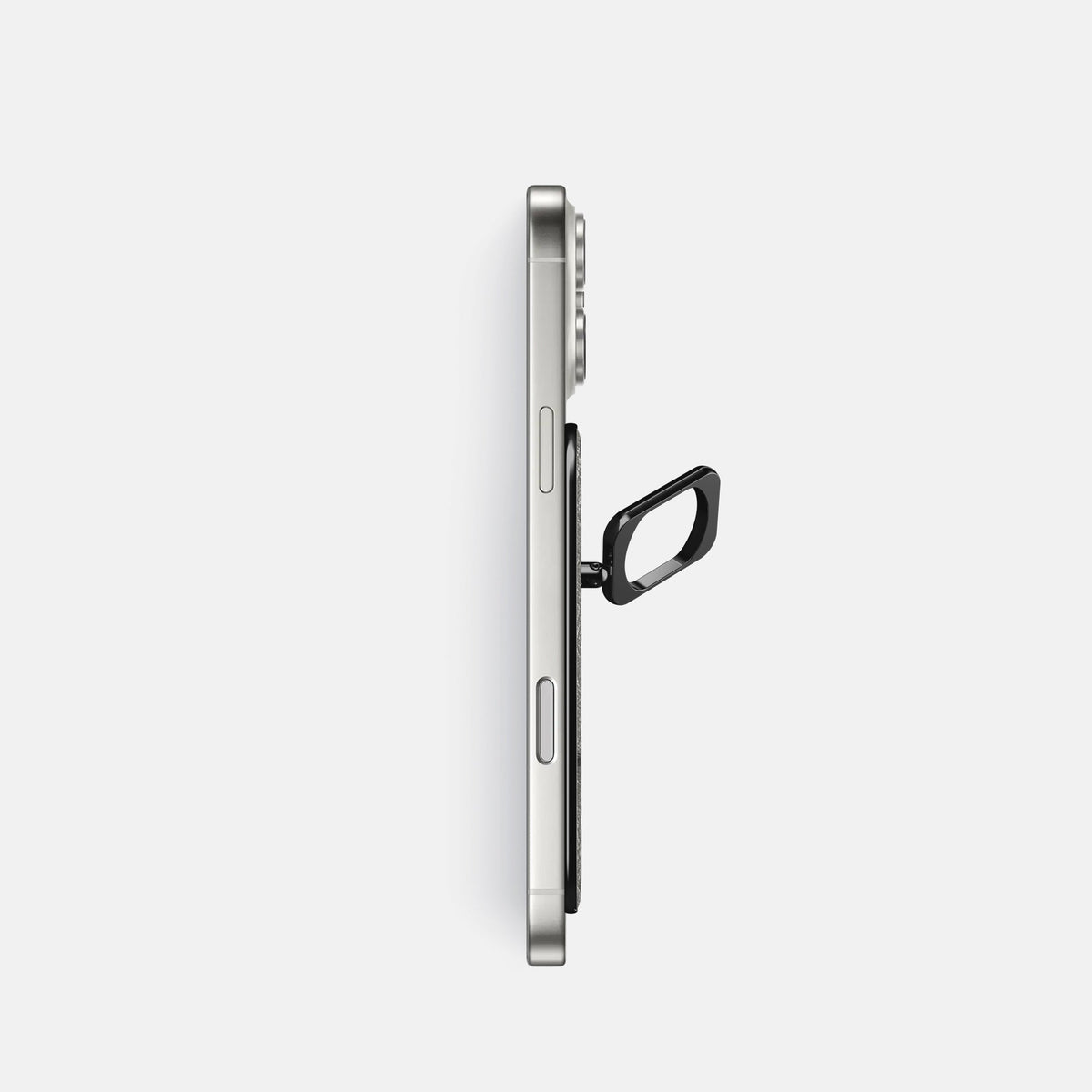 MagSafe Ring For iPhone 18 Pro In Ostrich -3 | Grey-Black