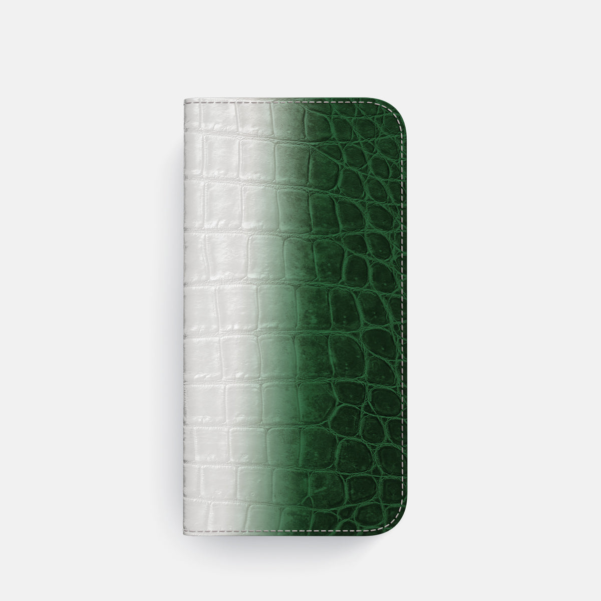 Folio Slim Case For iPhone 17 Pro In Himalayan Crocodile -4 | Green
