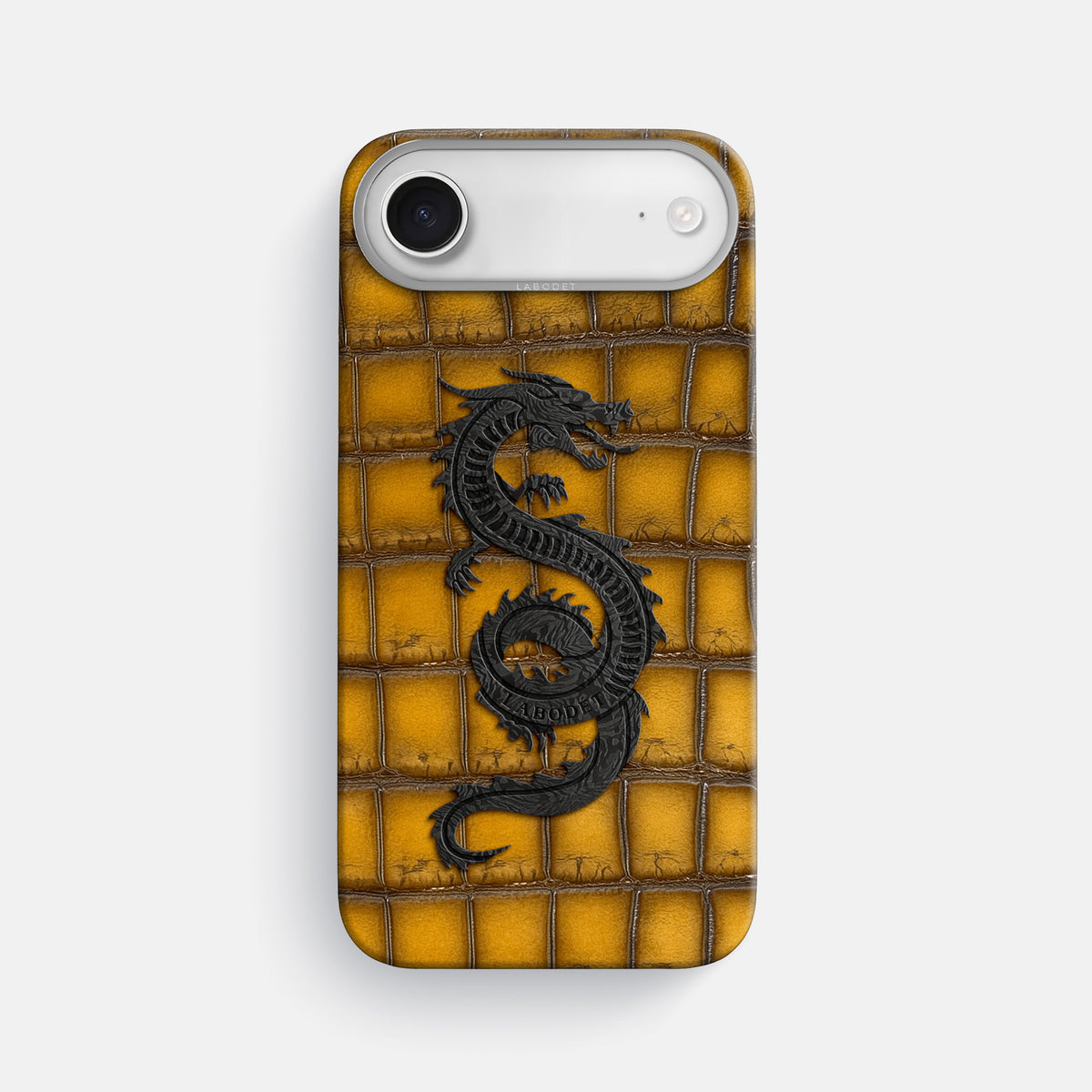 Classic Case With Carbon Dragon For iPhone 17 Air In Patina Alligator -1 | Sydney-Steel