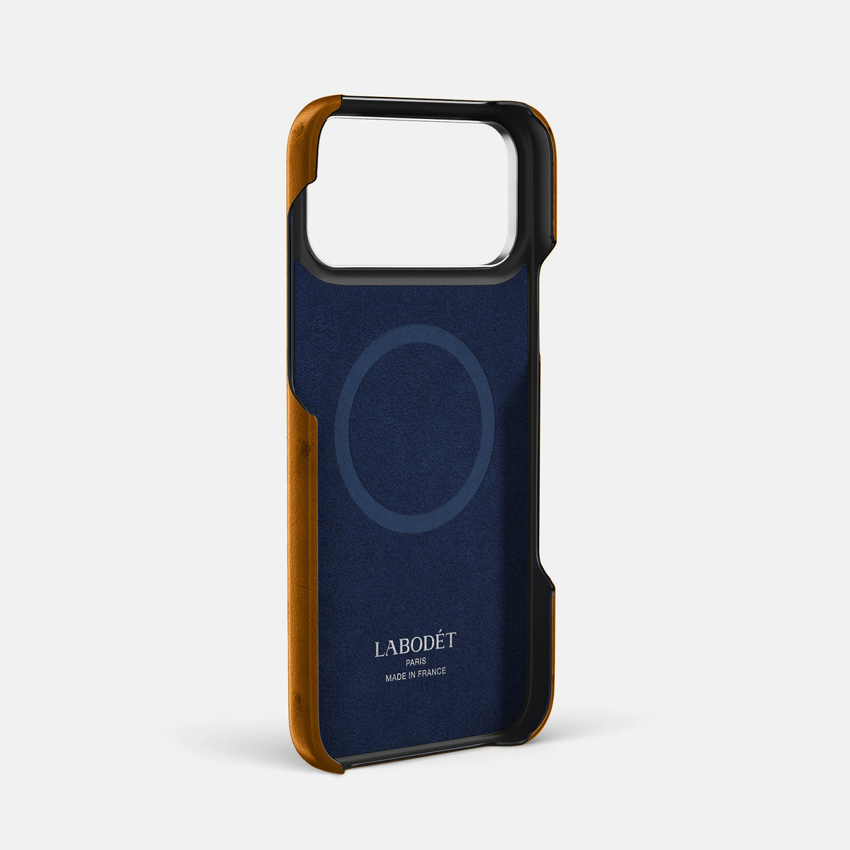 Classic Case For iPhone 17 Pro Max In Ostrich -4 | Chestnut-Steel