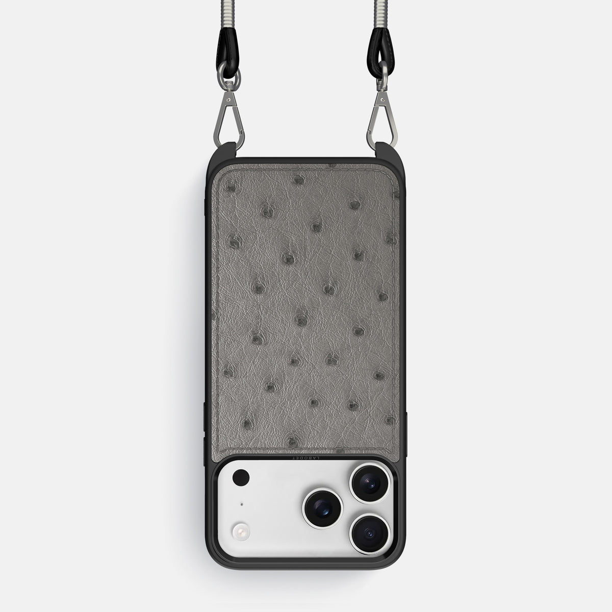 Crossbody Sport Case For iPhone 17 Pro In Ostrich -1 | Grey