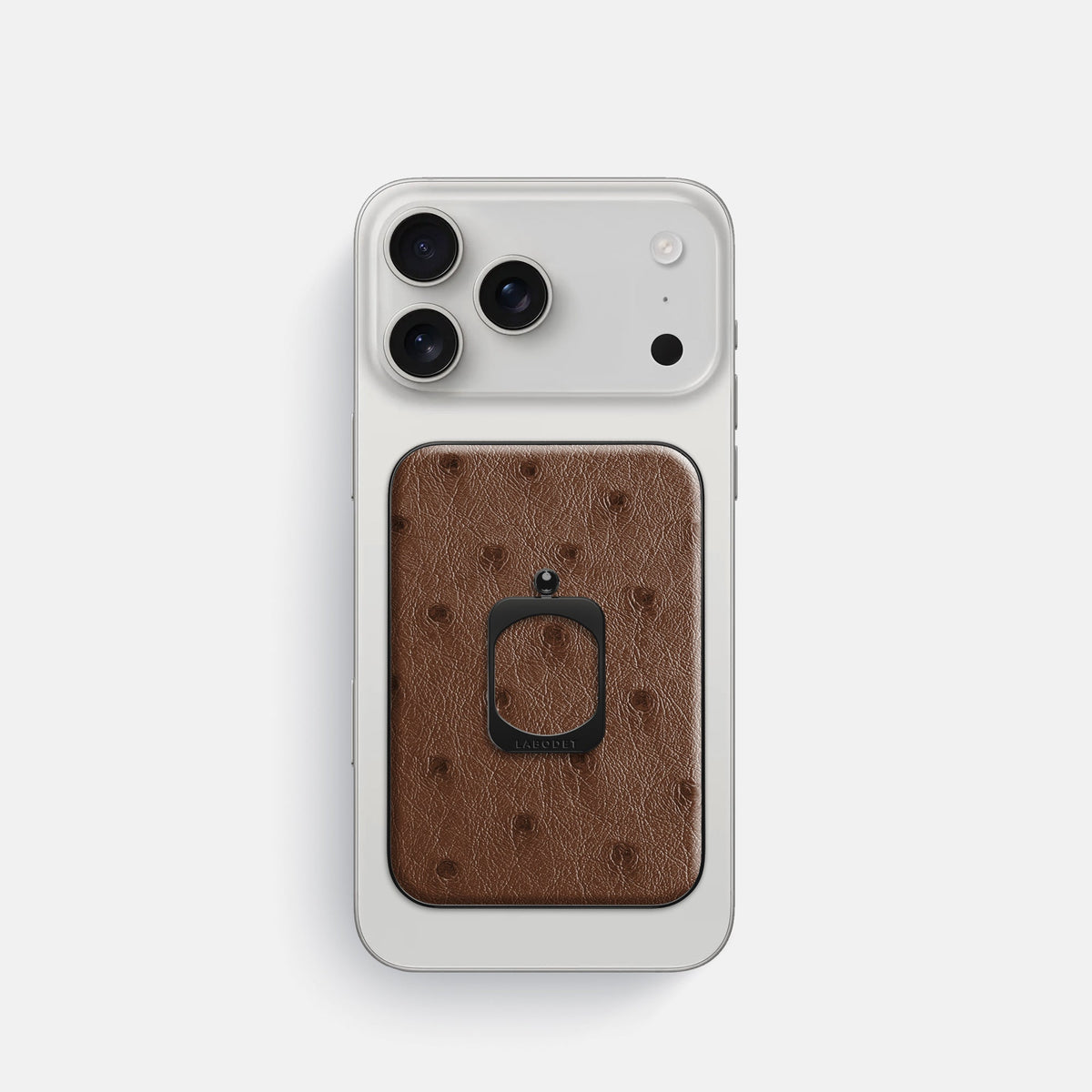 MagSafe Ring For iPhone 18 Pro In Ostrich -2 | Chocolate-Black