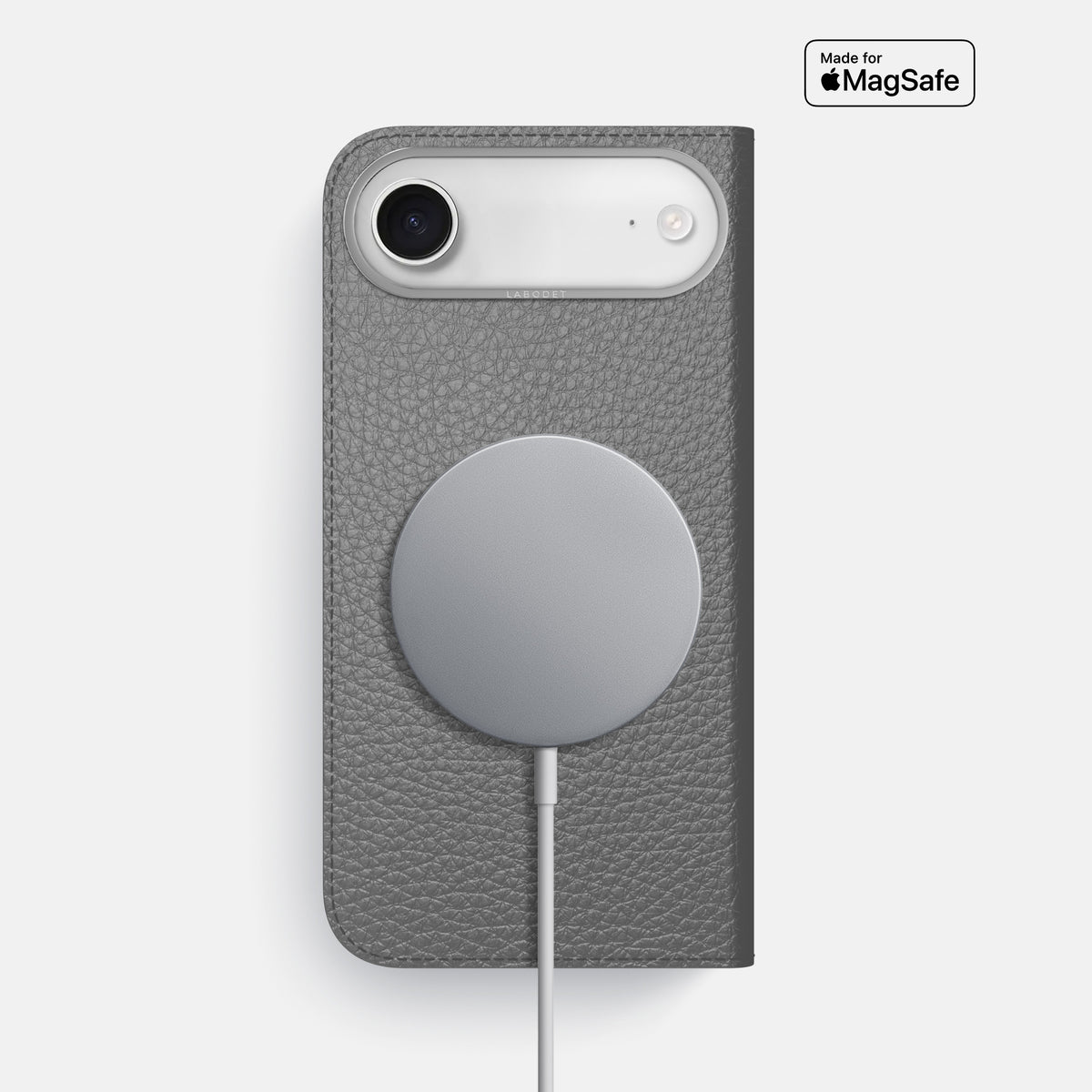 Folio Case For iPhone 17 Air In Calf -3 | Souris-Steel