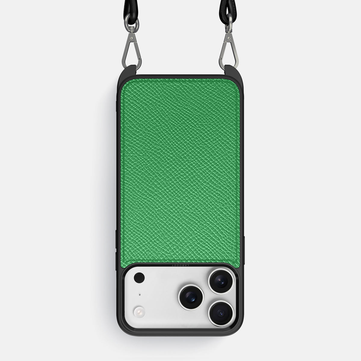 Crossbody Sport Case For iPhone 17 Pro Max In Epsom-Style Calf -1 | Grass-Green