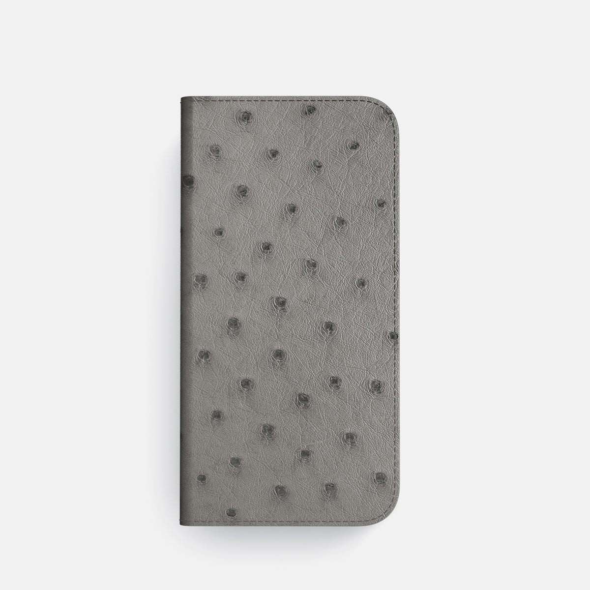 Folio Case For iPhone 17 Pro In Ostrich -4 | Grey-Black