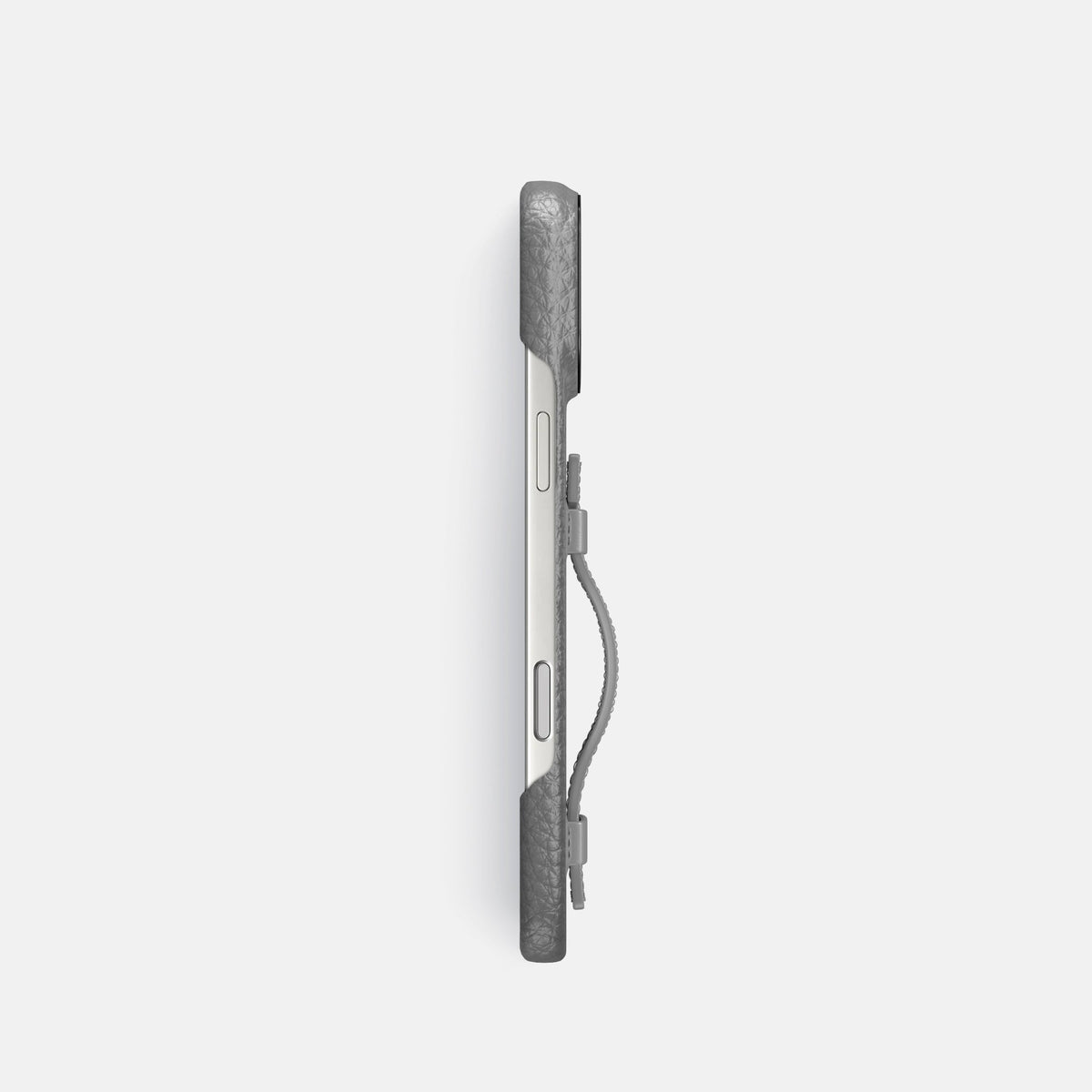 Handle Case For iPhone 18 Pro In Calf -3 | Souris-Black