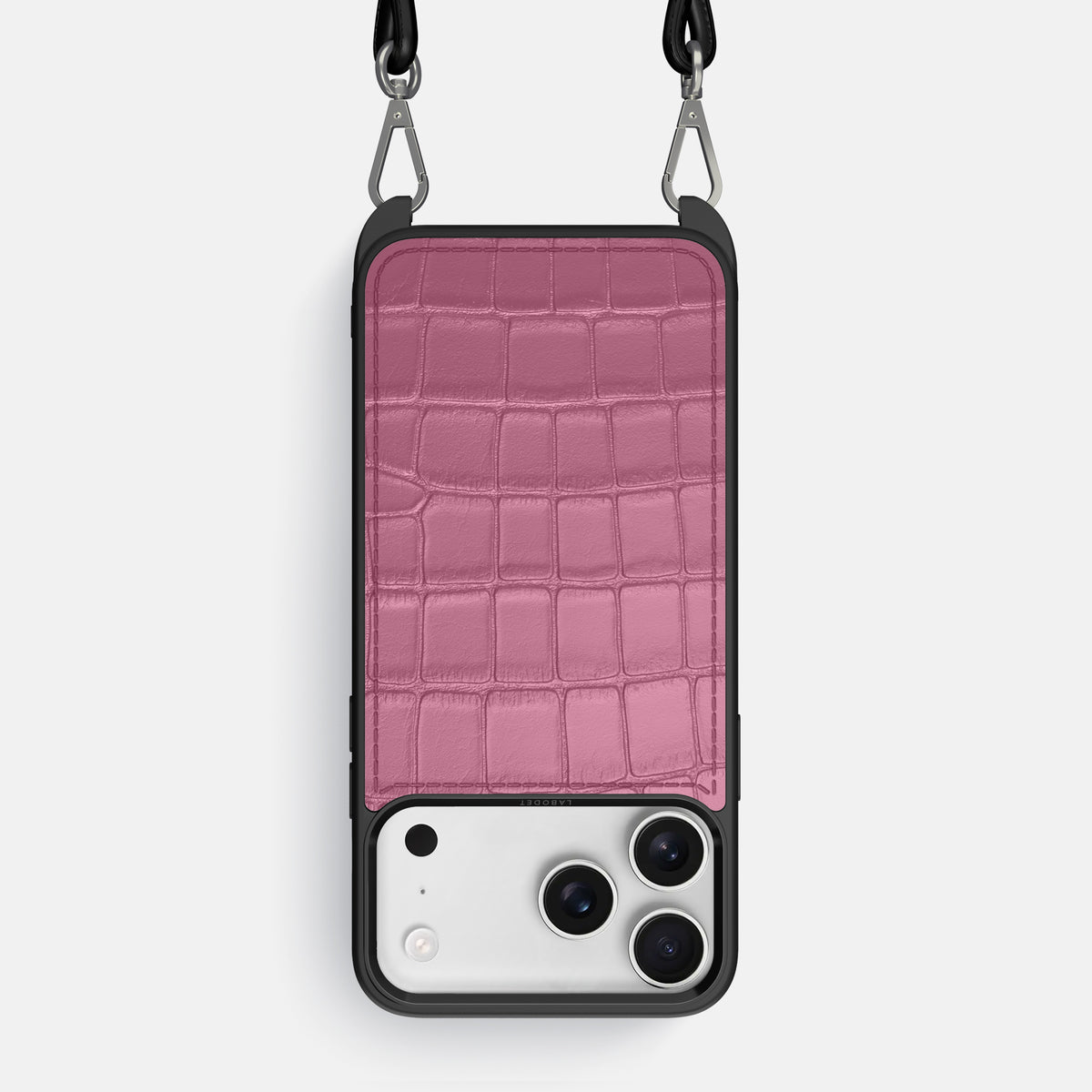 Crossbody Sport Case For iPhone 17 Pro Max In Alligator -1 | Pink-Lagoon