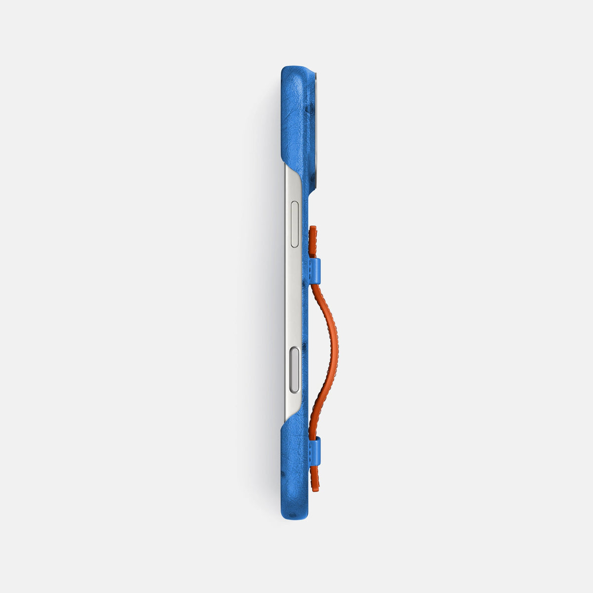 Handle Case Coloré For iPhone 18 Pro Max In Ostrich -3 | Royal-Blue-Steel