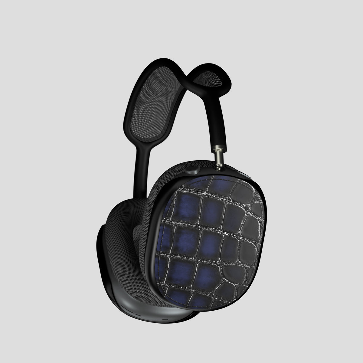 Shells For AirPods Max In Patina Alligator -2 | Havana-Blue