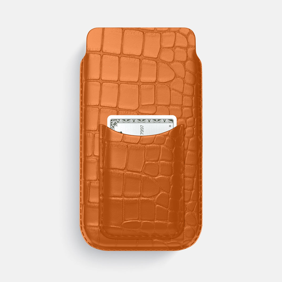 Pouch Card Case For iPhone 17 Pro Max In Alligator