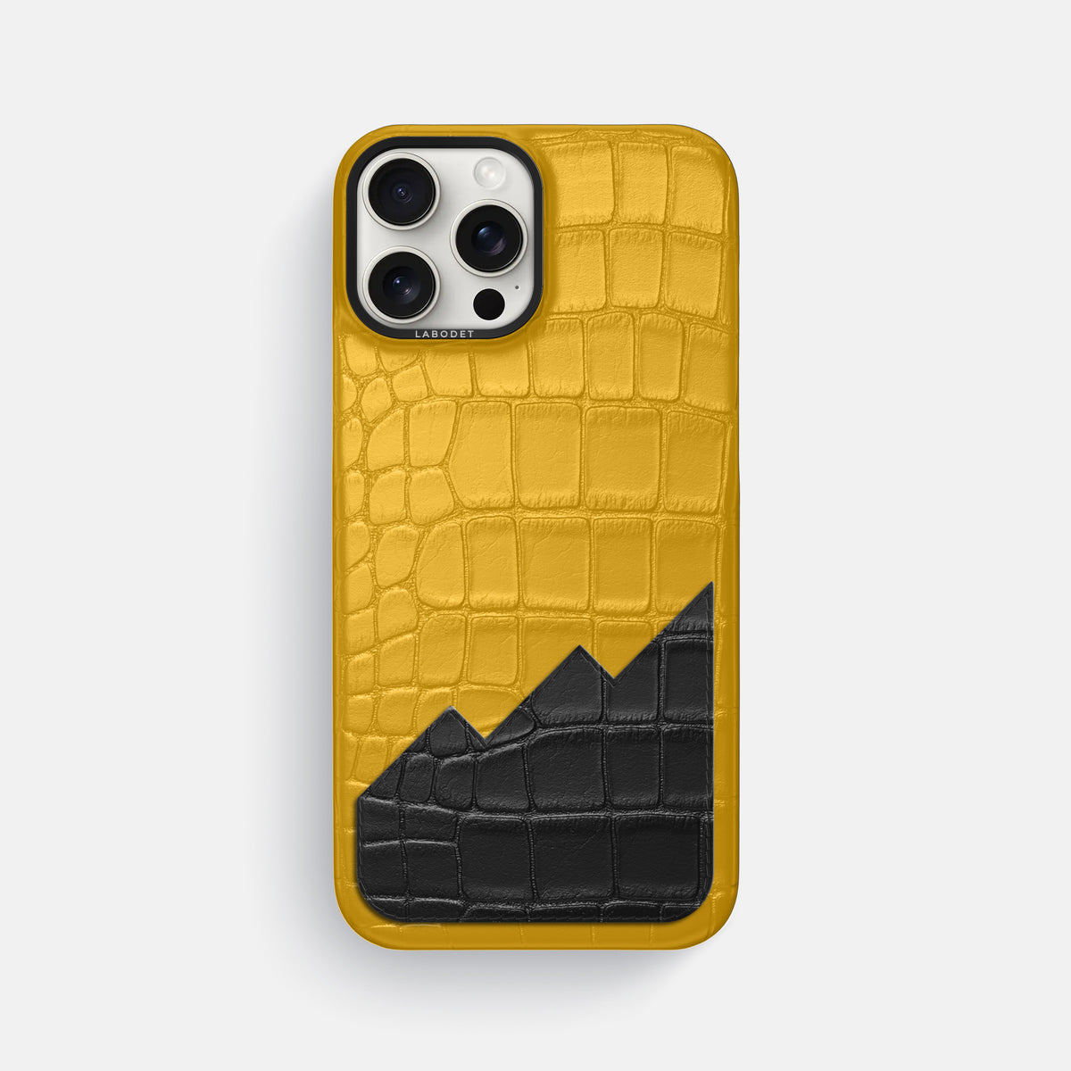 Classic Case With UpOnly For iPhone 16 Pro Max In Alligator -1 | Yellow-Black