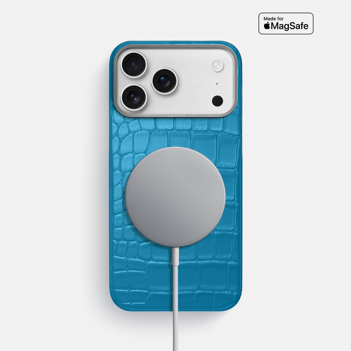 Classic Case For iPhone 17 Pro Max In Alligator -5 | Curaçao-Blue-Steel