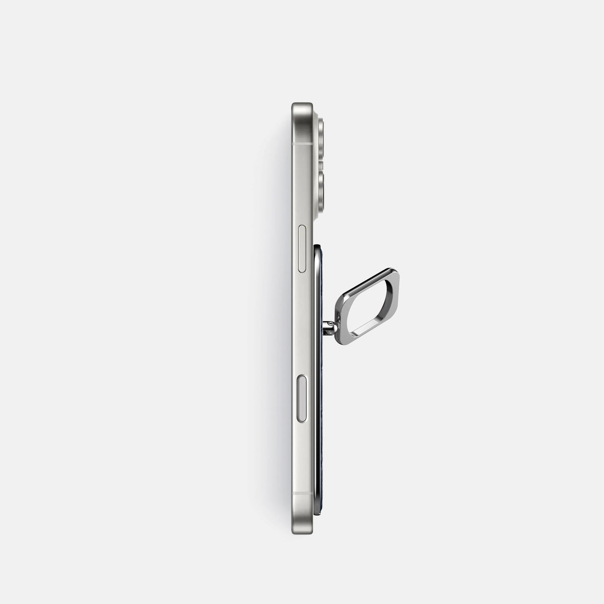 MagSafe Ring For iPhone 18 Pro In Porosus Crocodile -3 | Deep-Blue-Sea-Steel