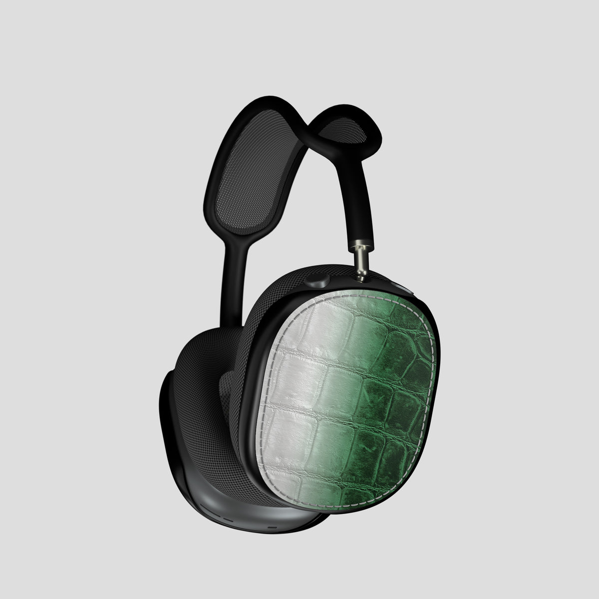 Shells For AirPods Max In Himalayan Crocodile -2 | Green