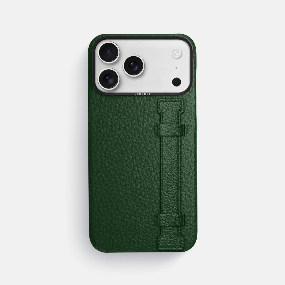 Handle Case For iPhone 18 Pro Max In Calf -1 | Dark-Green-Black