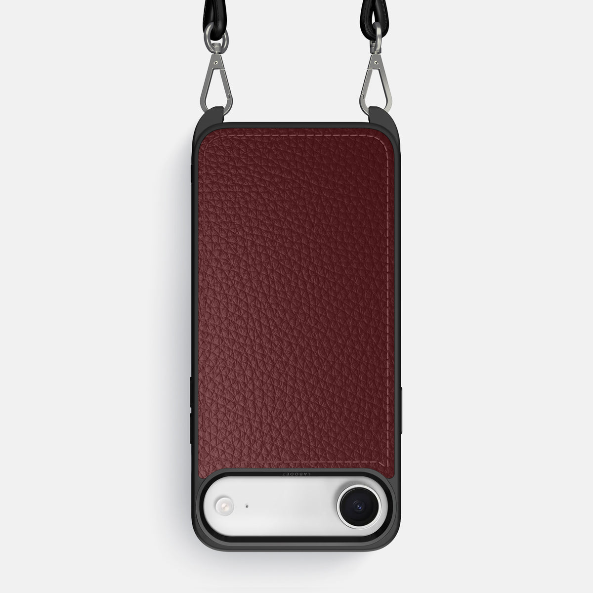 Crossbody Sport Case For iPhone 17 Air In Calf -1 | Bordeaux