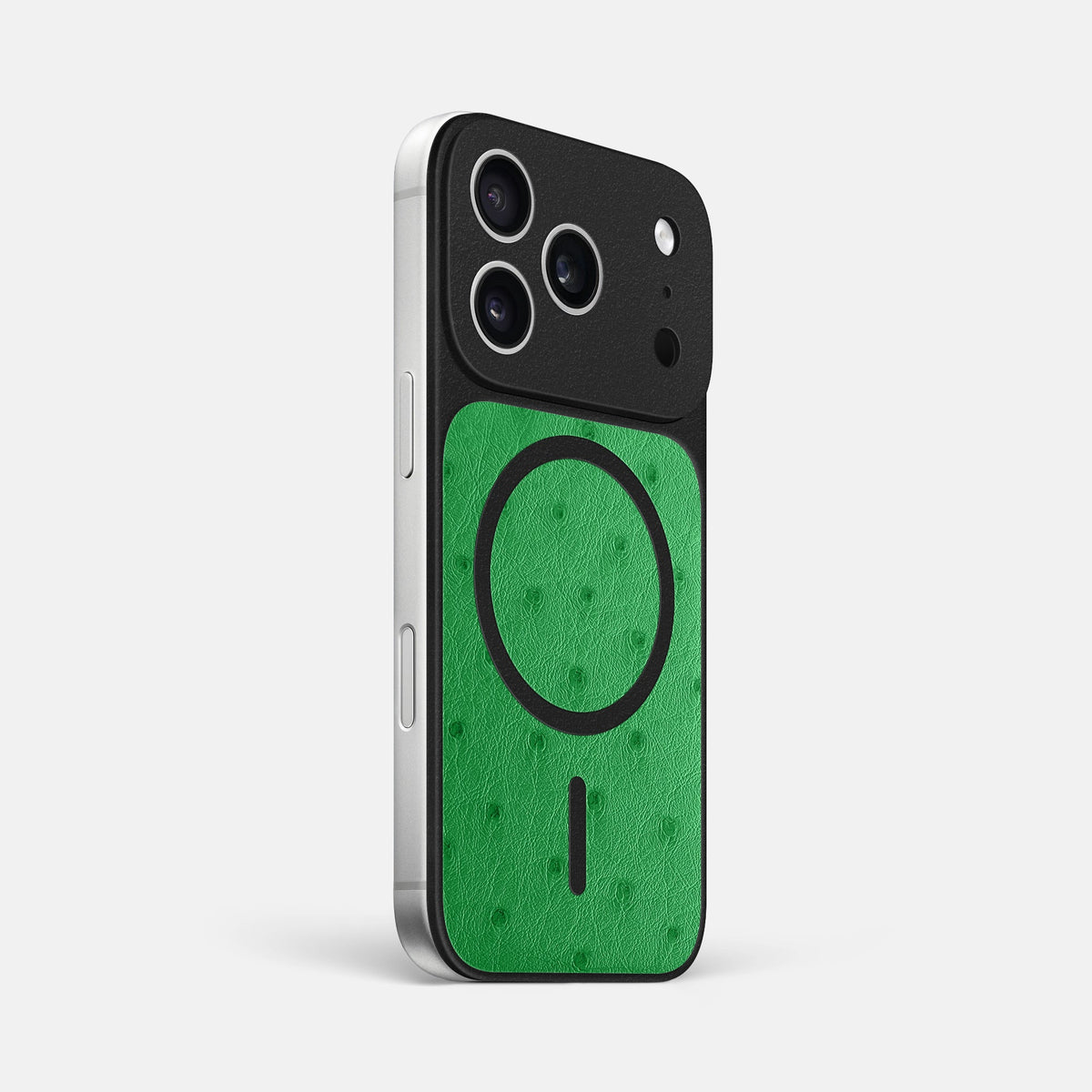 MagSafe Mask For iPhone 18 Pro Max In Ostrich -2 | Kentucky-Green