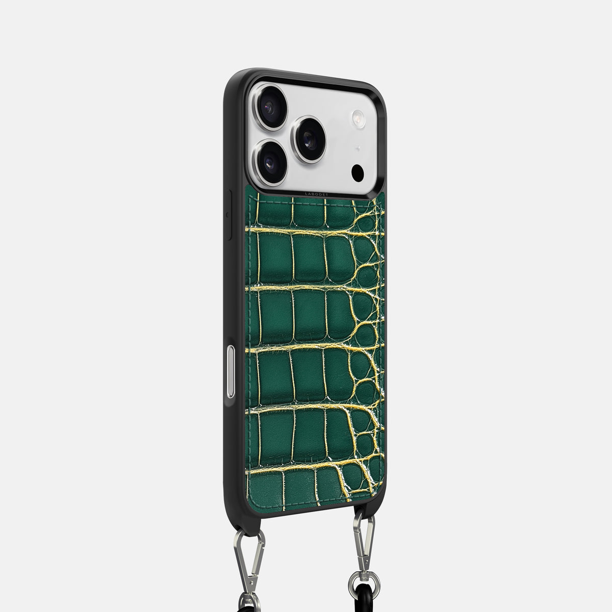 Crossbody Sport Case For iPhone 17 Pro In Patina Alligator -2 | Cambridge