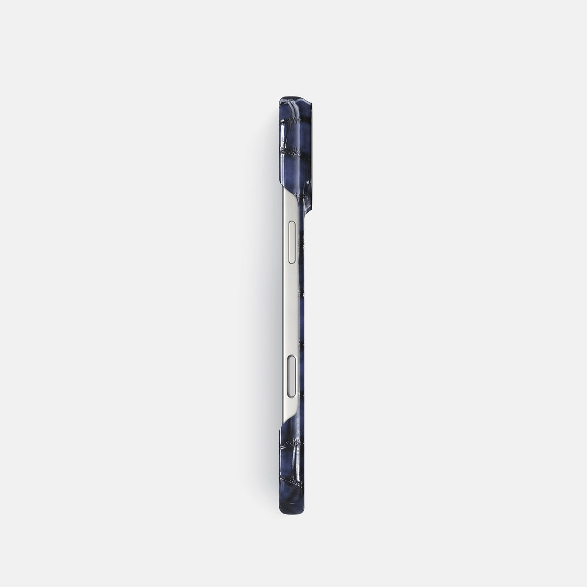 Classic Case For iPhone 17 Pro In Patina Alligator -3 | Havana-Blue-Black