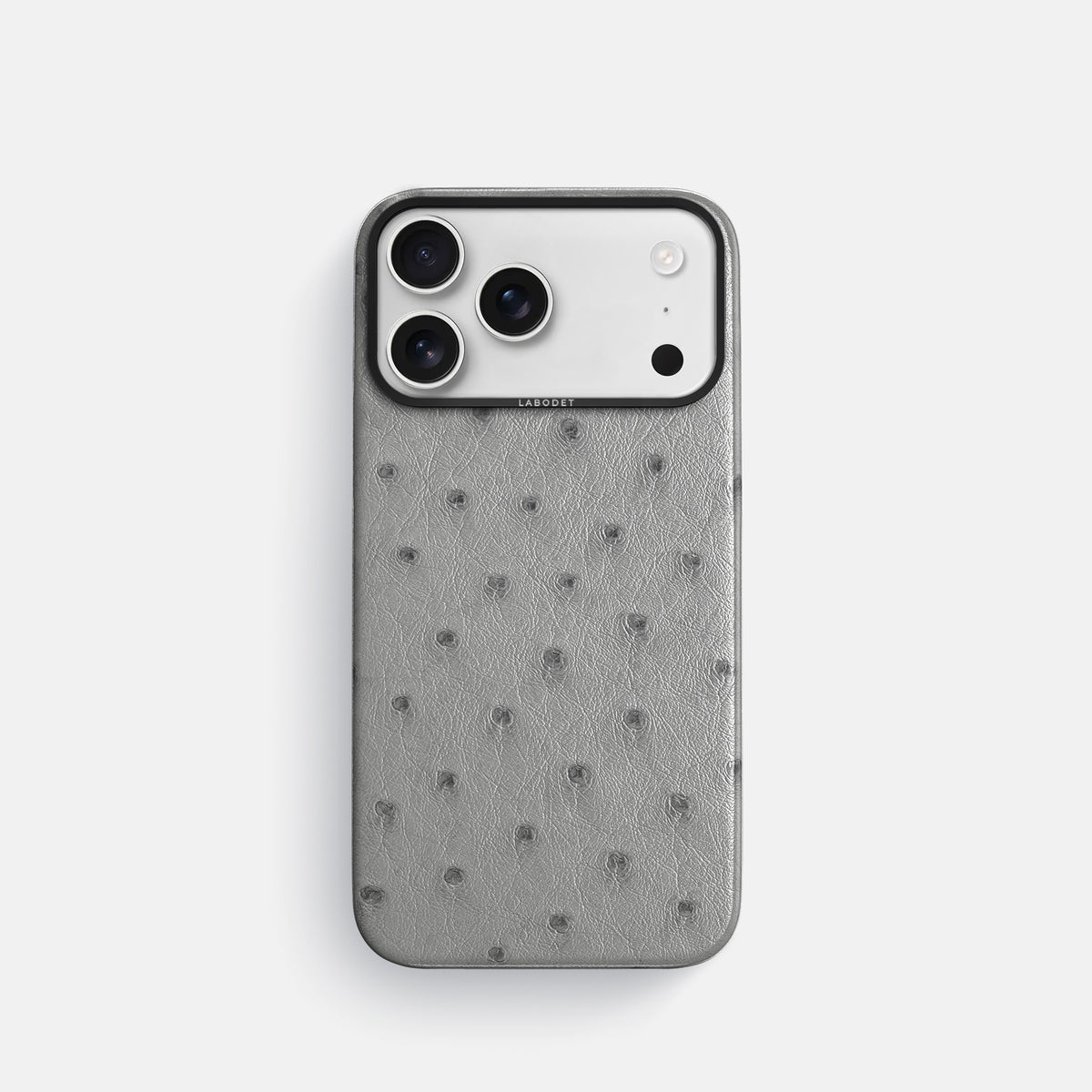 Classic Case For iPhone 17 Pro In Ostrich -1 | Silver-Black