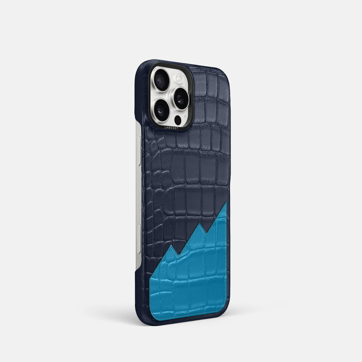 Classic Case With UpOnly For iPhone 16 Pro In Alligator -2 | Navy-Blue-Black