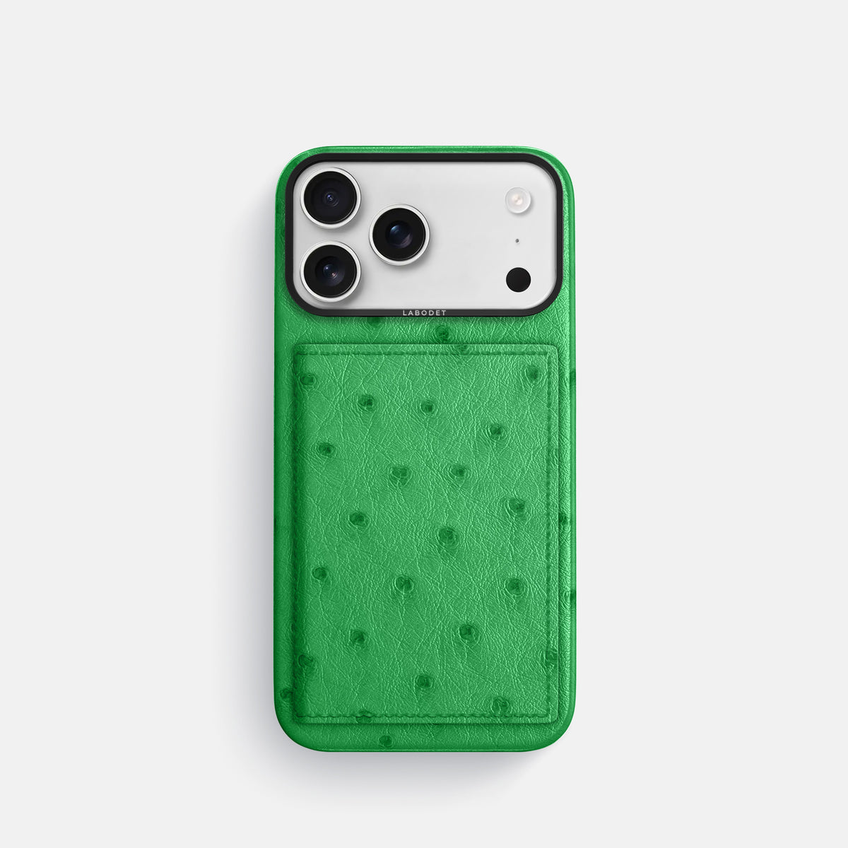 Bi-Fold Case For iPhone 17 Pro In Ostrich -1 | Kentucky-Green-Black