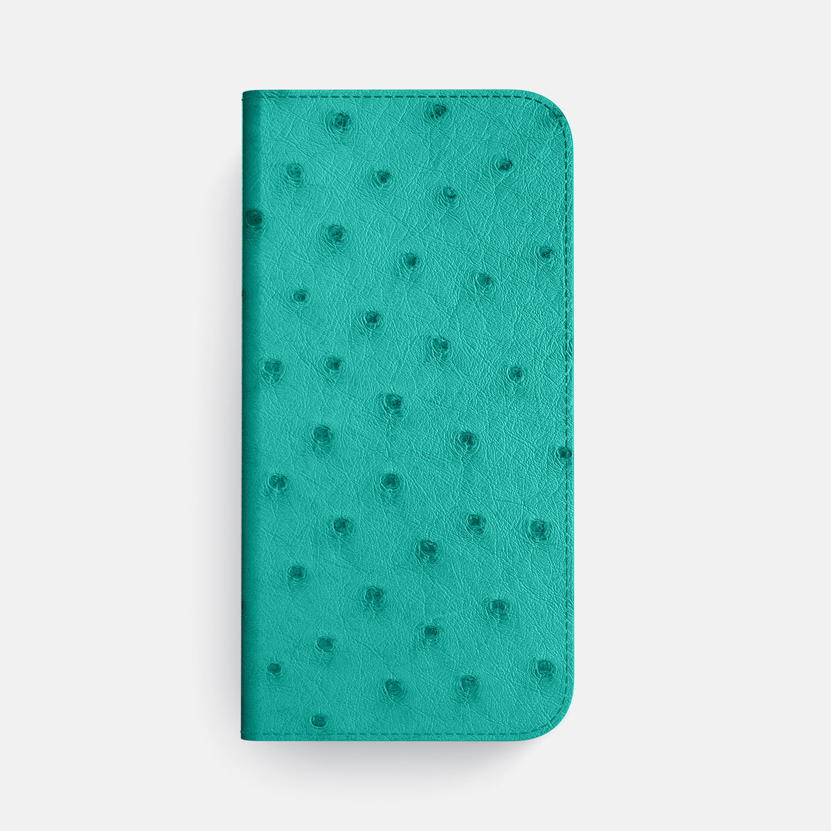 Folio Case For iPhone 17 Pro Max In Ostrich -4 | Turquoise-Black