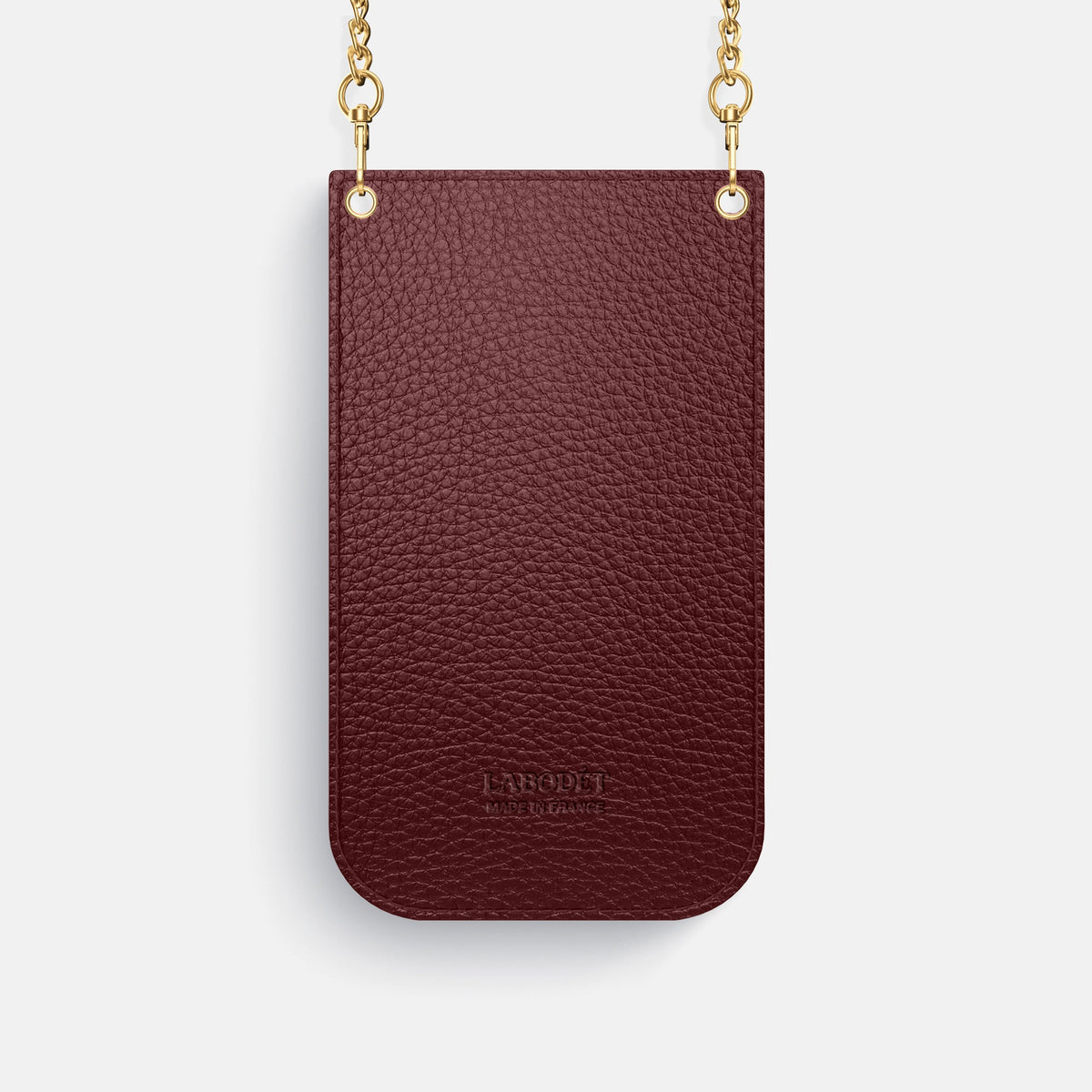 Crossbody Bag For iPhone 18 Pro In Calf -3 | Taupe-Gold
