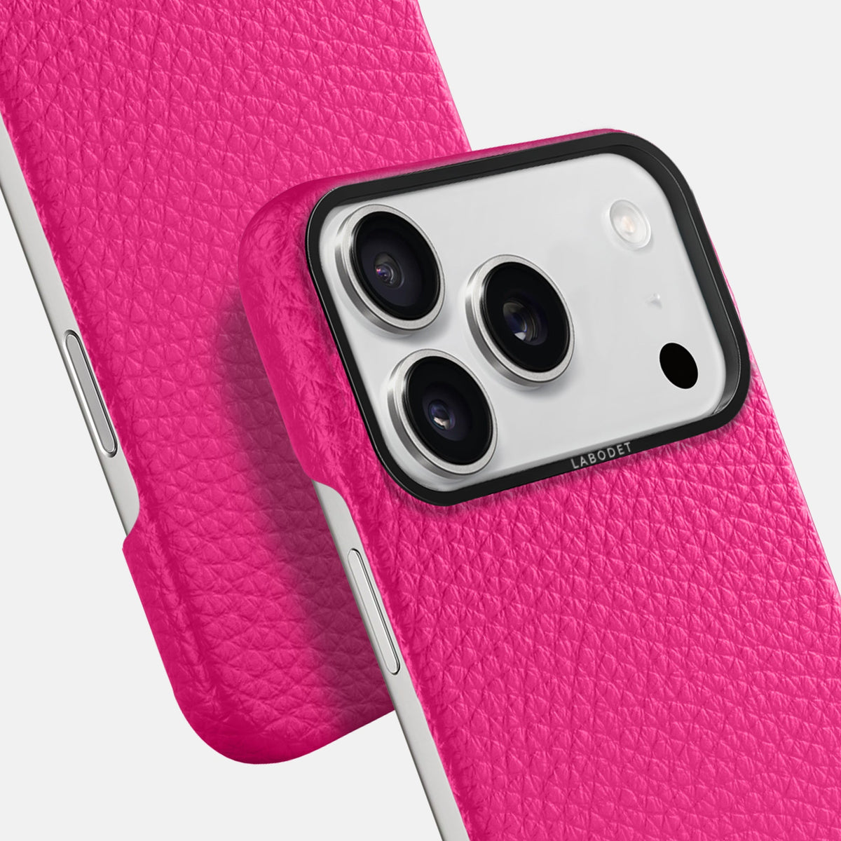 Classic Case For iPhone 18 Pro Max In Calf -6 | Magenta-Black