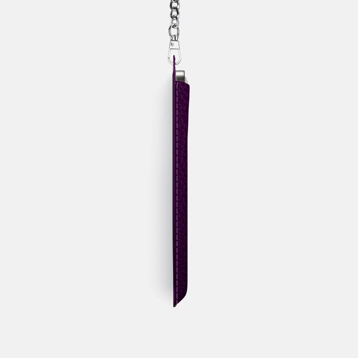 Crossbody Bag For iPhone 18 Pro In Calf -4 | Violet-Steel
