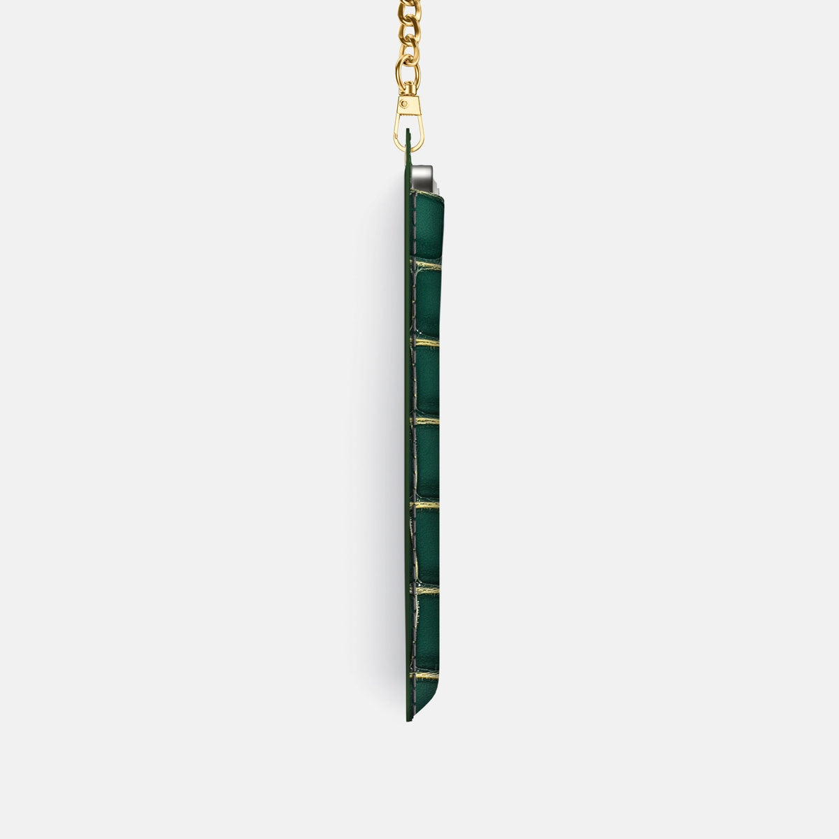 Crossbody Bag For iPhone 18 Pro In Patina Alligator -4 | Cambridge-Gold