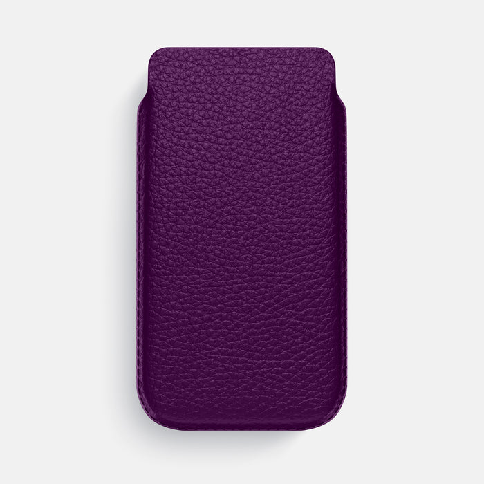 Pouch Case For iPhone 17 Air In Calf -1 | Violet