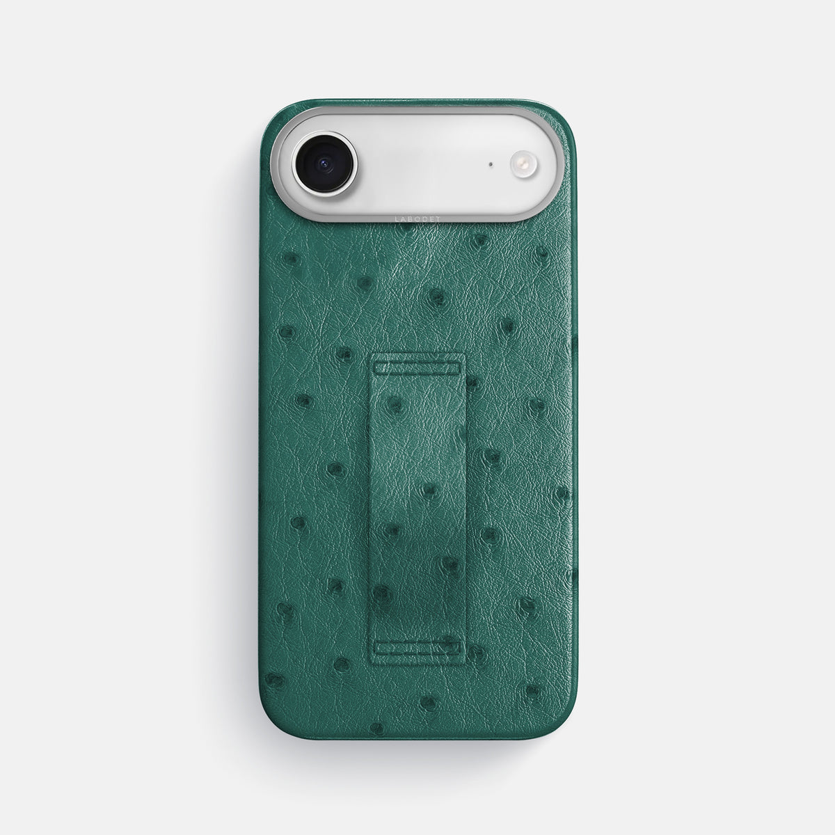 Finger Case For iPhone 17 Air In Ostrich -1 | Forest-Green-Steel