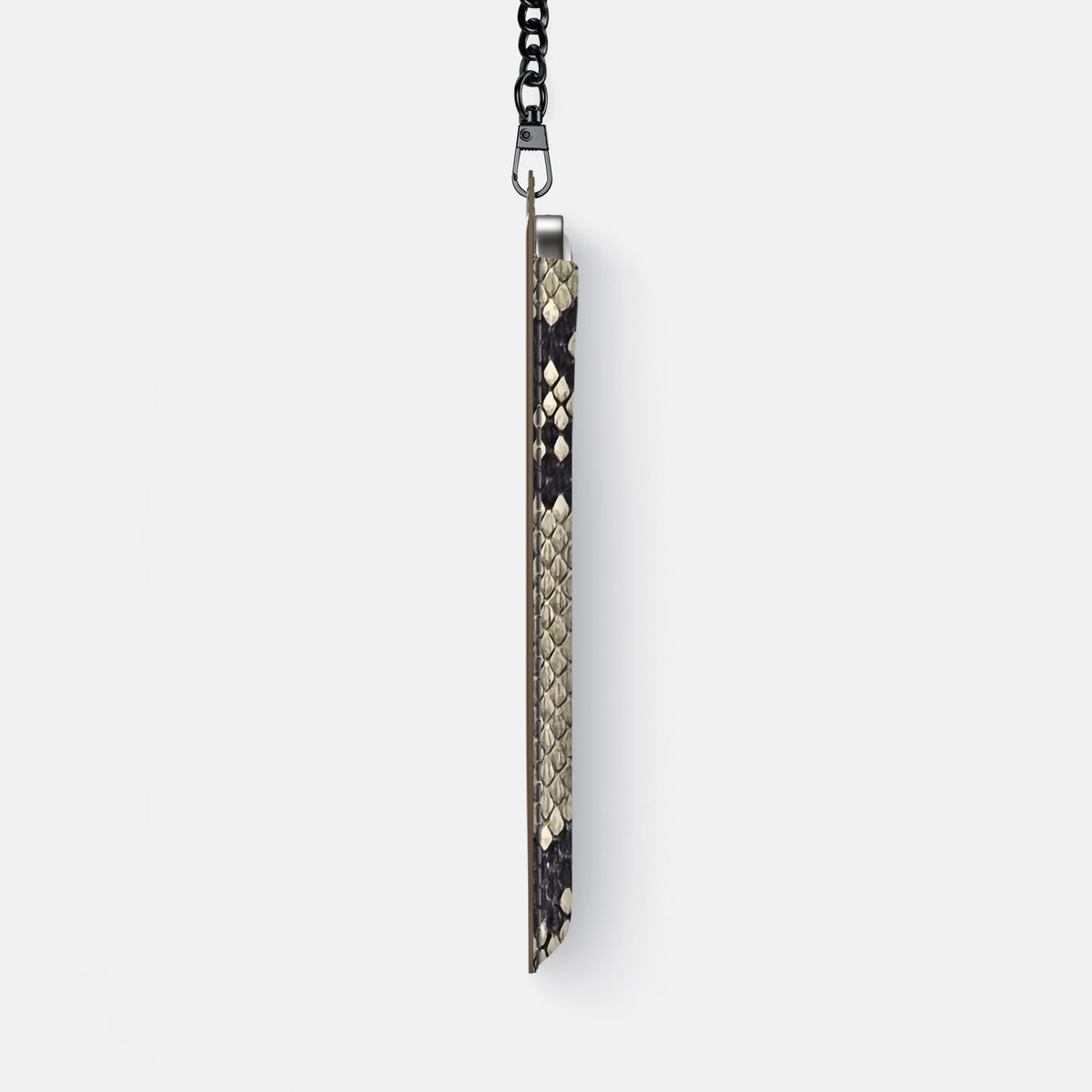 Crossbody Bag For iPhone 18 Pro Max In Deluxe Python -4 | Savannah-Black